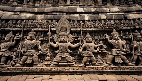  ภาพจิตรกรรมฝาผนัง 'Panji' ณ Borobudur: ลวดลายอันวิจิตรและความลึกลับของอดีต