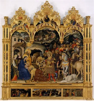 “The Adoration of the Magi” - ผลงานศิลปะอันวิจิตรบรรจงด้วยสีสันสดใสและรายละเอียดที่น่าทึ่ง!